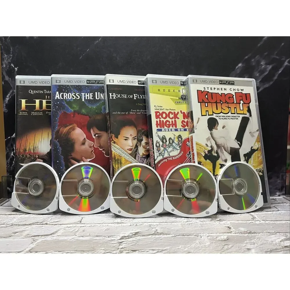 Sony PSP UMD Video Movie Lot Of 5 - Clean, T&W, FREE SHIPPING!!